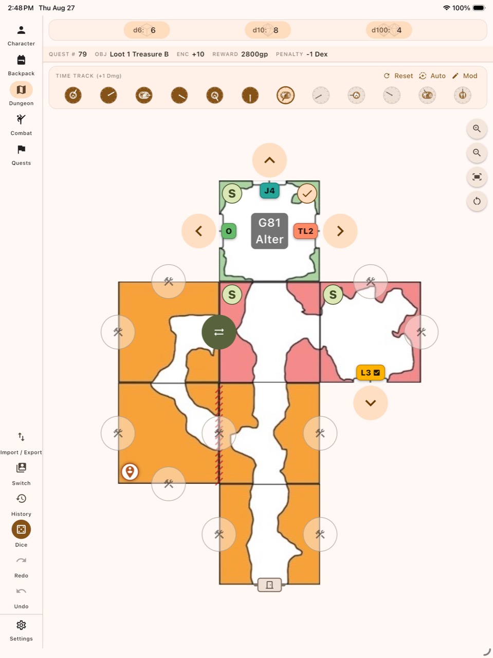 D100 Tracker screenshot 2